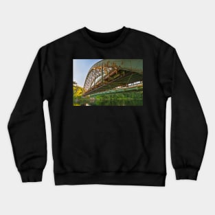 Rusted Sunset Bridge Crewneck Sweatshirt